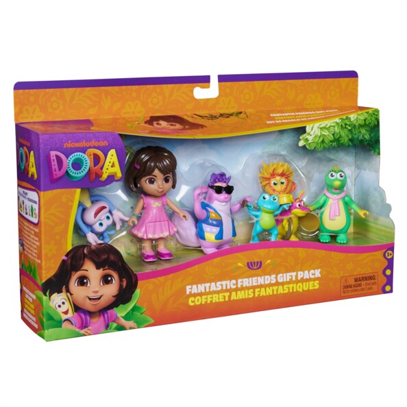 Coffret figurines Dora et amis Babouche, Tico, Isa et Trio Fiesta