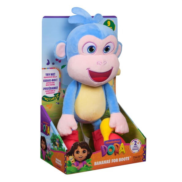 Peluche interactive Babouche Dora l'Exploratrice 33 cm