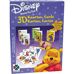 16 cartes de vœux 3D ''Winnie L'Ourson''