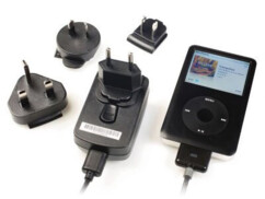 Chargeur secteur international avec connecteur dock pour iPhone / iPod
