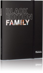 Bloc-notes A5 ''My Personal Compenion'' - ''Black Edition'' Family
