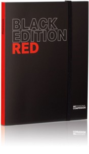 Bloc-notes A5 ''My Personal Compenion'' - ''Black Edition'' Red