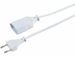 Rallonge euro blanche - 5 m