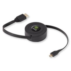 Câble HDMI vers Micro-HDMI rétractable - 1,50 m