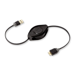 Câble USB vers Micro-USB Galaxy rétractable