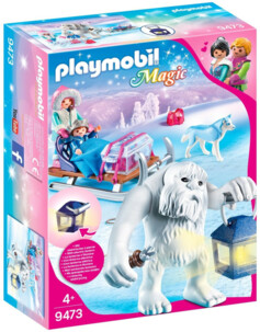 Playmobil troll à neige avec luge 9473