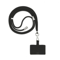 Tour de cou universel avec pad pour téléphone coloris noir de la marque We