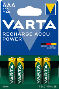 4 accumulateurs AAA spécial DECT 800 mAh