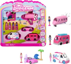 Coffret Mini BarbieLand 4 poupées et 4 véhicules