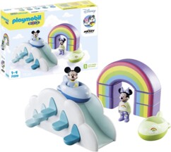 Playmobil 1.2.3 - Maison des nuages de Mickey et Minnie