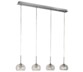 suspension de plafond avec ampoules halogenes g9 philips massive glinka