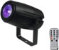 Le spot LED RVBB du pack Eurolite avec sa télécommande infrarouge.