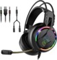 Casque gaming filaire PRO-H7 avec câble USB et double jack et adaptateur double jack vers jack de la marque Spirit of Gamer