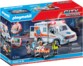 Ambulance avec ambulanciers et une blessée Playmobil CITY Action
