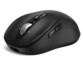 Souris sans fil pour droitier coloris noir avec batterie intégrée rechargeable par port USB-C