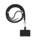 Tour de cou universel avec pad pour téléphone coloris noir de la marque We
