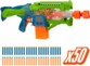 Blaster NERF motorisé Double Punch avec 50 fléchettes