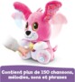 Pilou de Vtech contient plus de 150 chansons, mélodies, sons et phrases