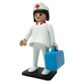 Figurine Playmobil Vintage de Collection en résine, l’infirmière