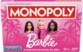 Jeu de plateau familial Monopoly inspiré de l’univers Barbie