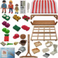Contenu de l'étal de légumes Playmobil 6121