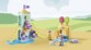 Aire de jeux avec grand toboggan par Playmobil 1-2-3 