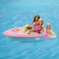 Barbie avec une amie et un enfant sur son bateau