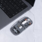 Mise en situation de la souris transparente Xtreme Mac connectée par fonction bluetooth à un PC portable
