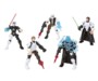 pack de 5 figurines hero mashers star wars luke skywalker dark vador han solo stormtrooper scout trooper