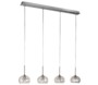 suspension de plafond avec ampoules halogenes g9 philips massive glinka