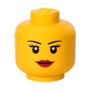 Tête de rangement LEGO fille taille L.