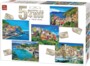 5 puzzles 1000 pièces Italy Collection de la marque Clementoni